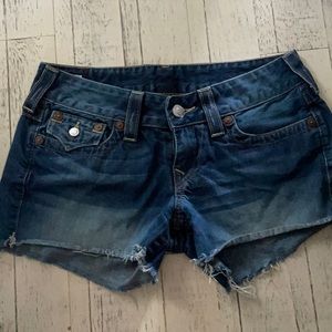 True Religion Kiera jean shorts- size 29